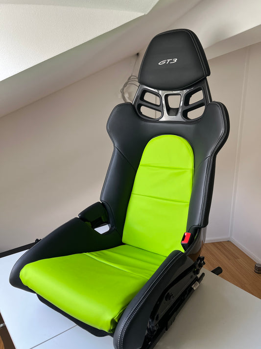 Bezüge und Sitz-Polster ultra green für Porsche 991 GT3 & GT3 RS Inlets Bucket Seats Schalensitze LWB - Set rechts und links, plug & play